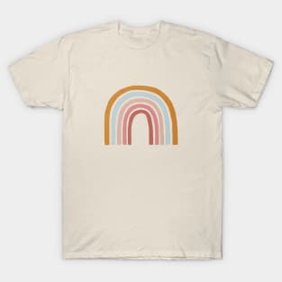 Rainbow mid century nursery print T-Shirt